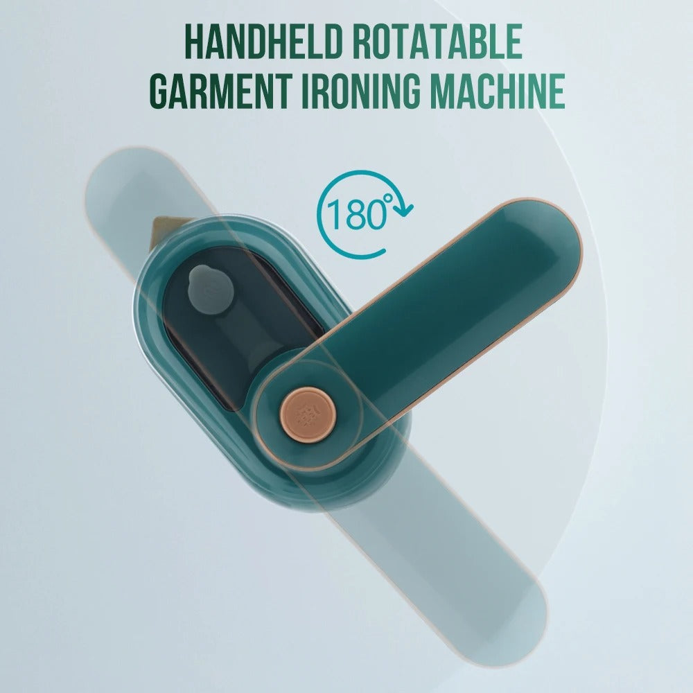 Portable Handheld Steam Iron – 180° Rotating Design for Quick Wrinkle Removal